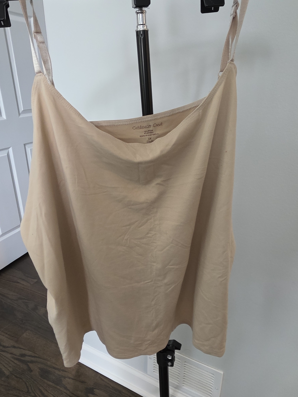 Coldwater Creek Beige A-Line Slip Skirt